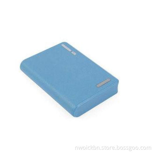 Blue 12000mah Dual USB Power Banks For Samsung , Nokia Port